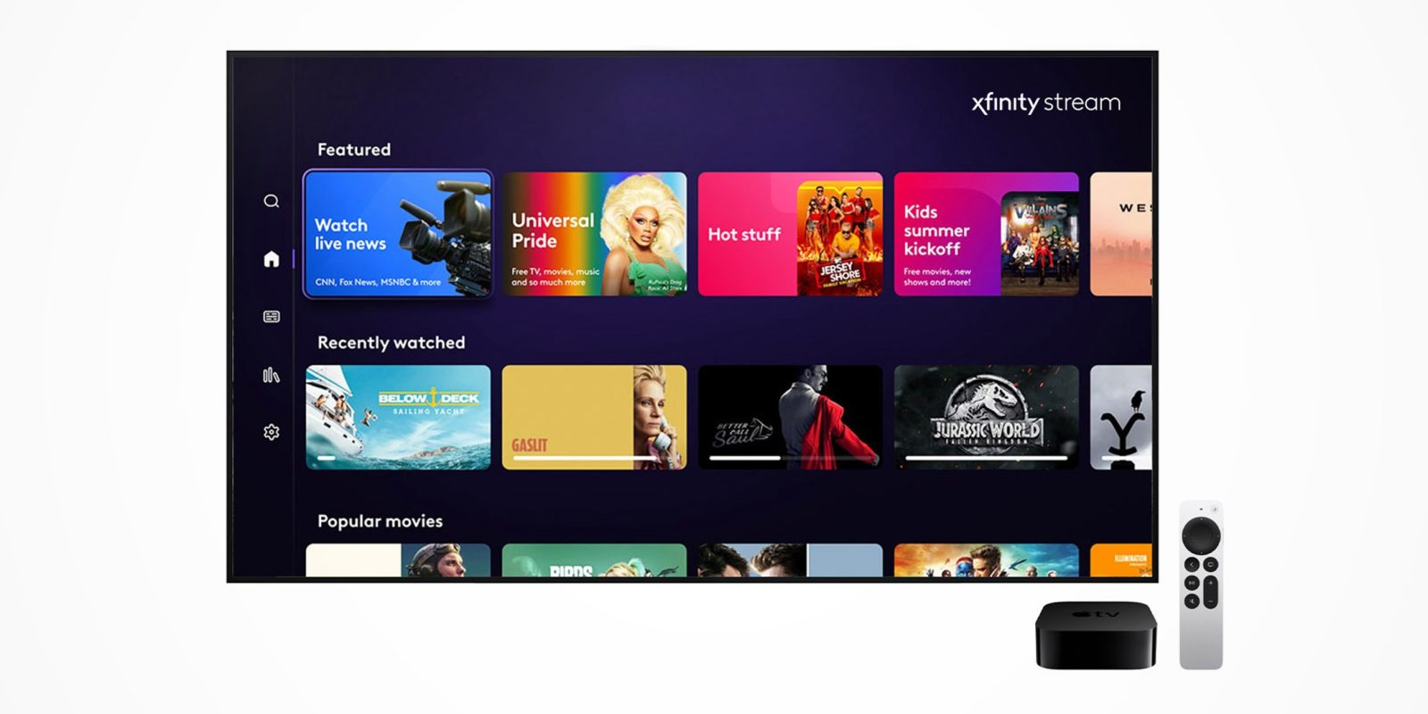 Xfinity Stream on Apple TV 