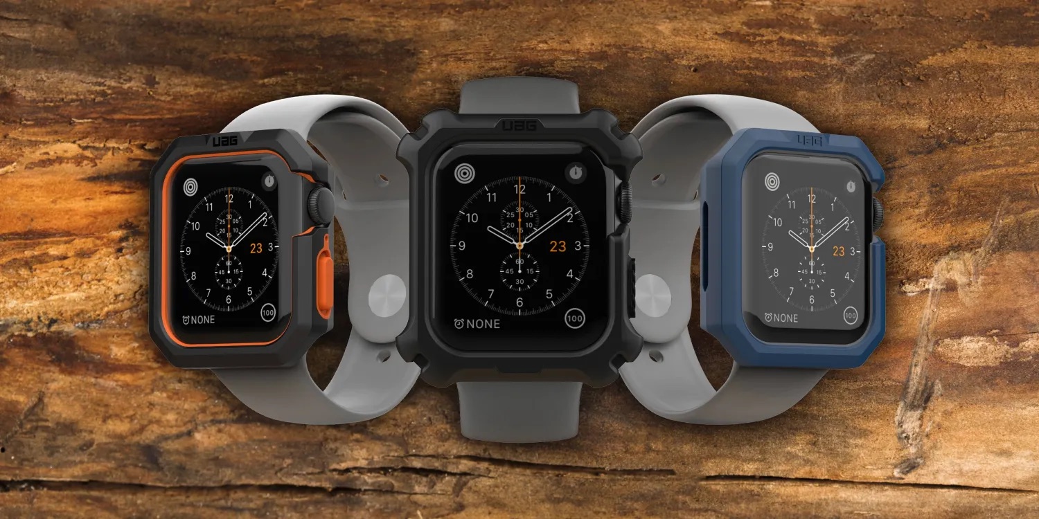 Apple Watch Pro | UAG Civilian and Rugged Apple Watch cases shown