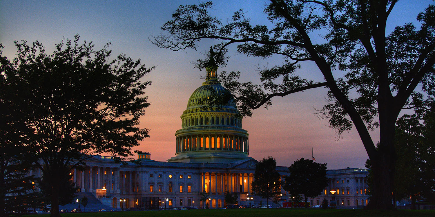 US chip subsidy bill | Capitol building at twilight