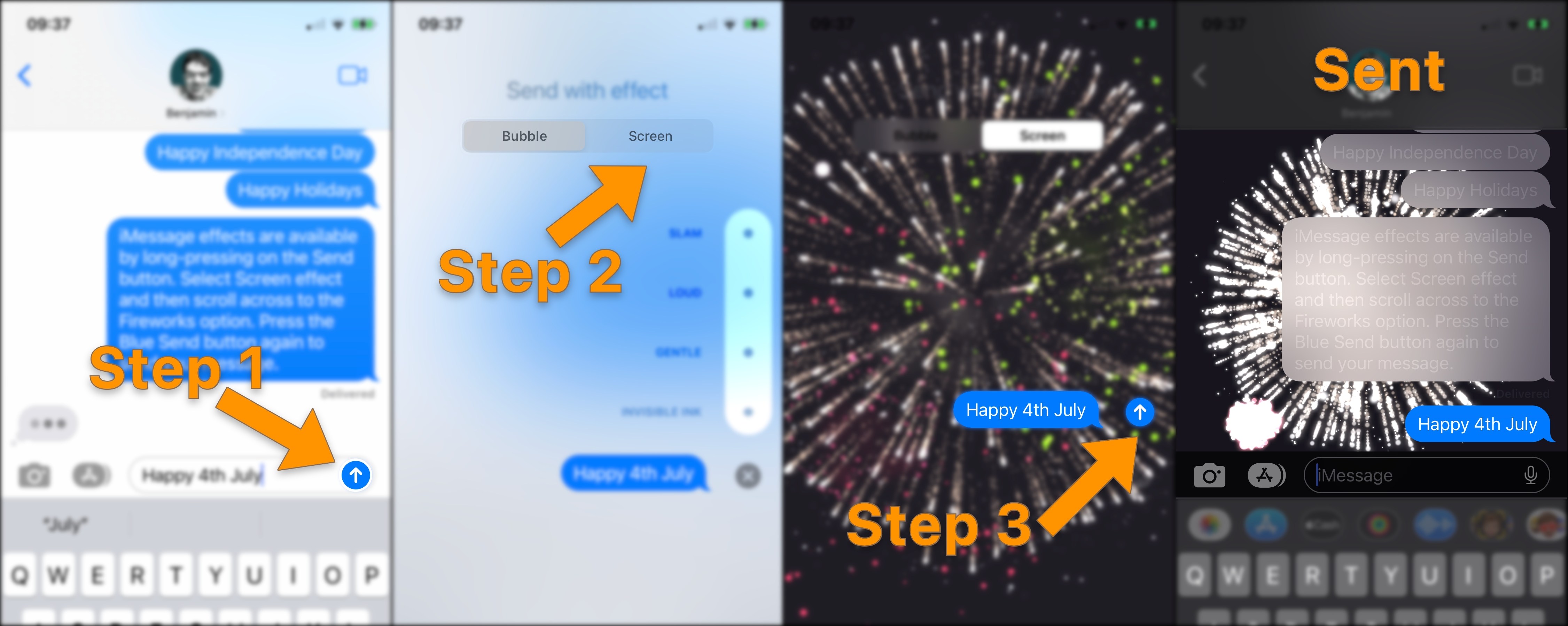 Ios Fireworks iMessage fireworks: How to send iMessage effects