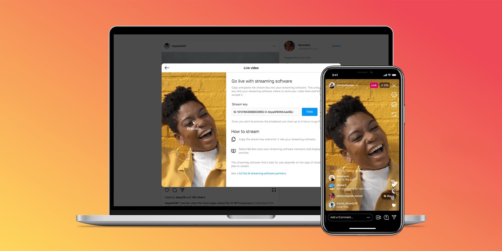 Instagram Live Producer lets you livestream from your desktop