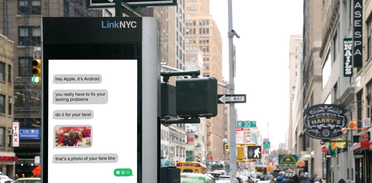 photo of Google ad blitz brings ‘Get the Message’ RCS campaign to NYC image