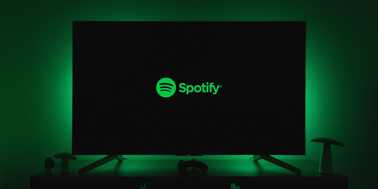 Spotify deals | Spotify logo seen on a desktop monitor