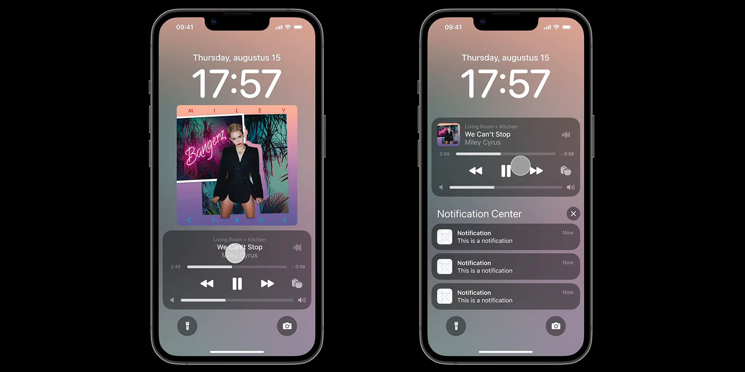 iOS 16 Lock Screen concept images