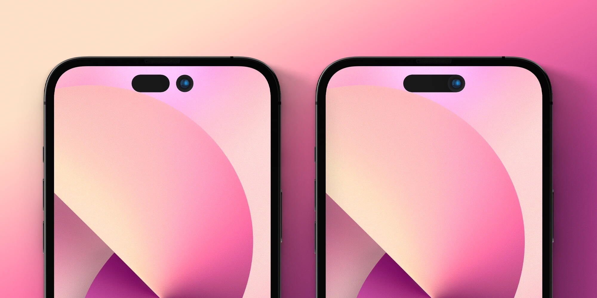 Notchless gradient wallpapers for iPhone X