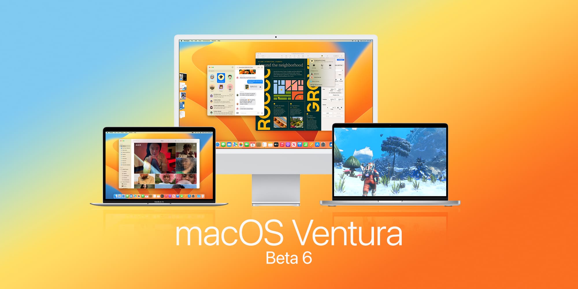 MacOS 13 Ventura Beta 6 Now Available, Here's What's New