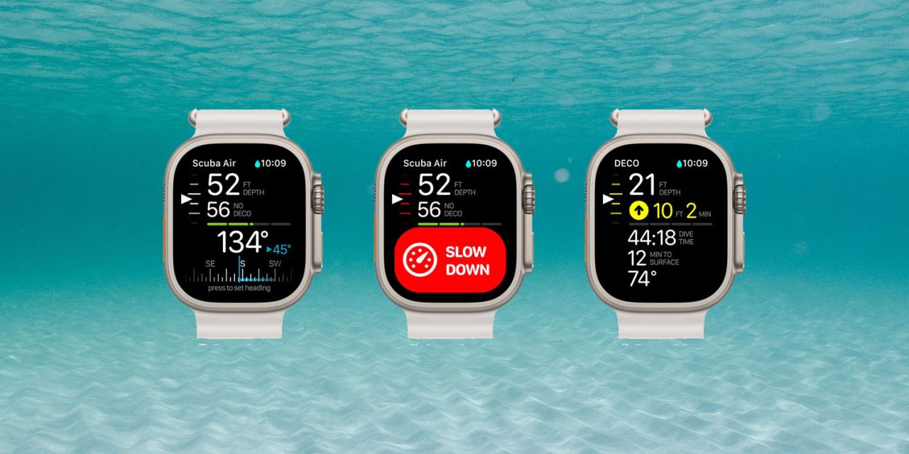 Apple Watch Ultra dive computer not available until later this year