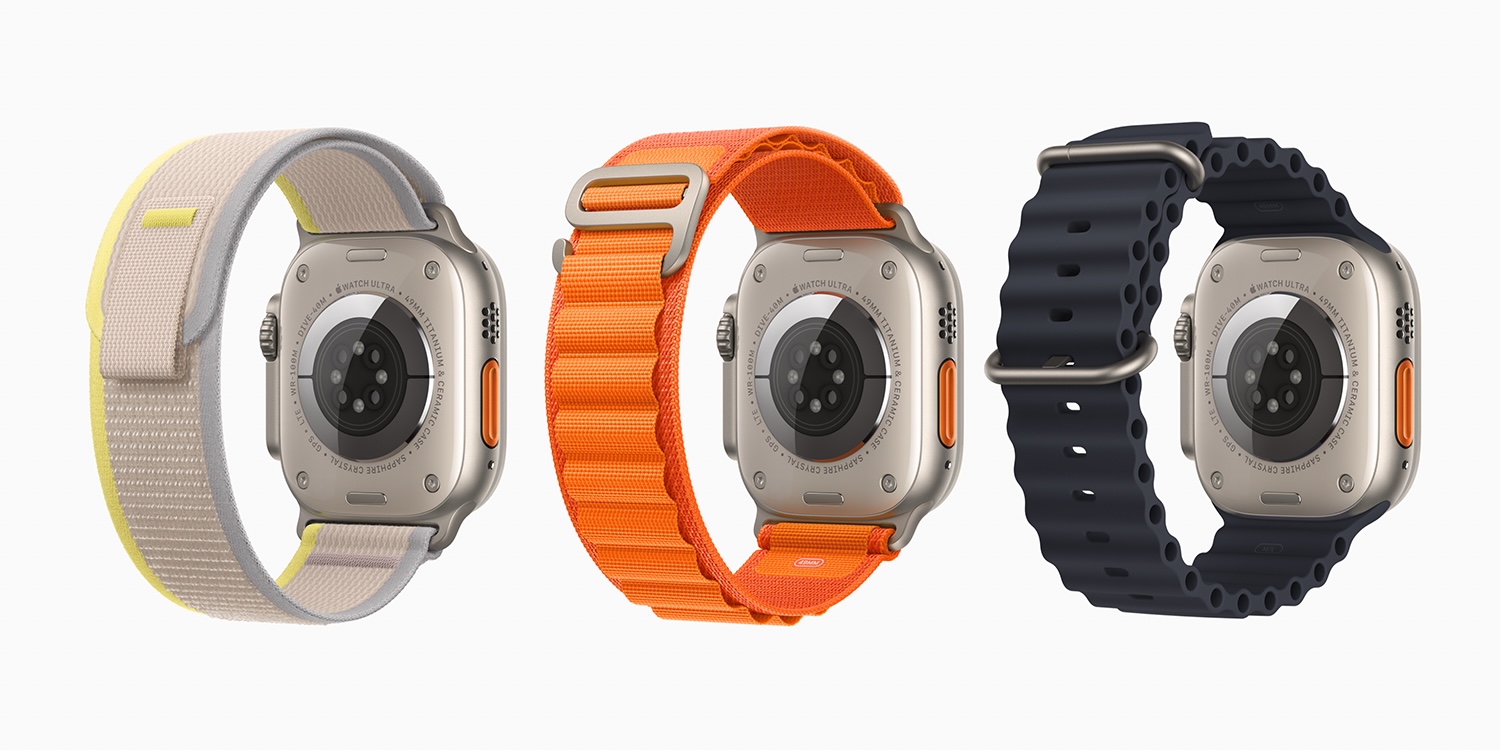 Apple Watch Ultra preorders | All three bands shown