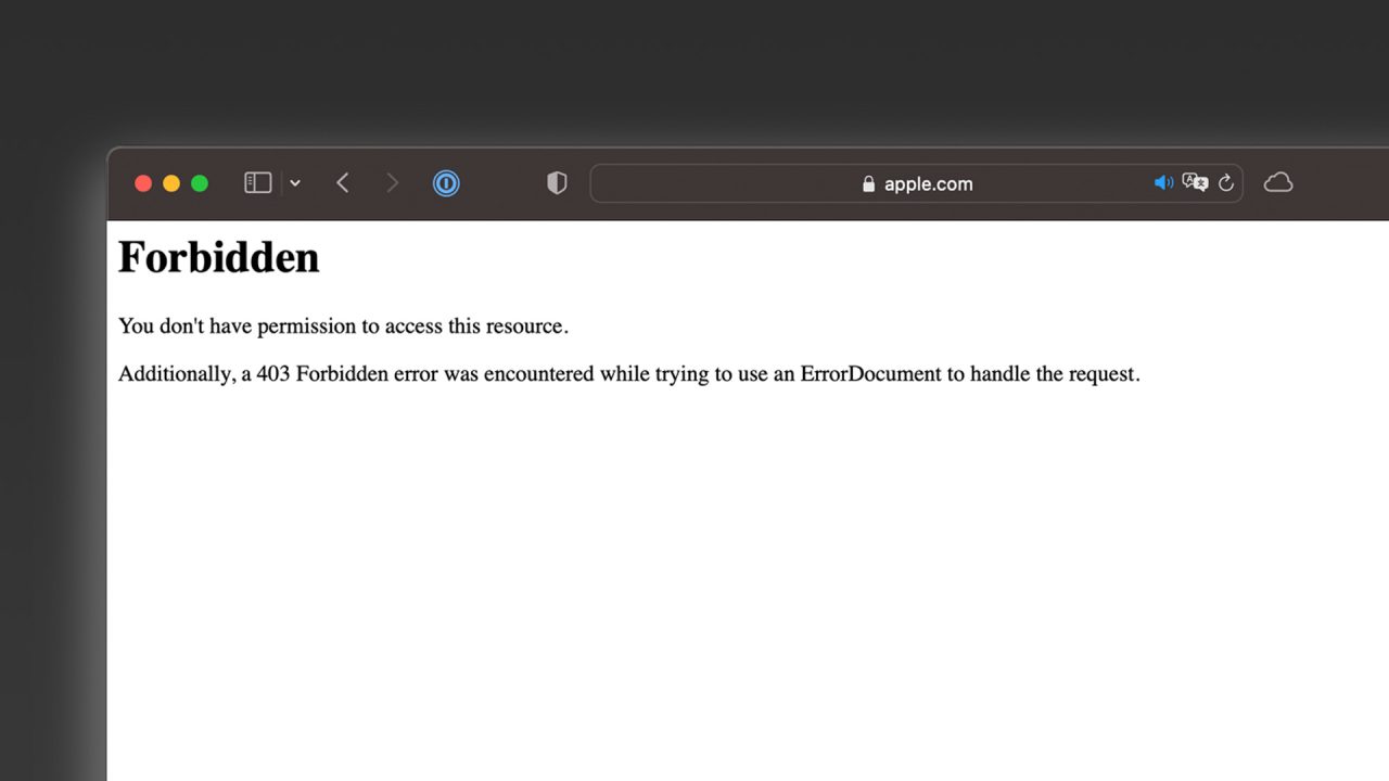 Apple's website is currently down following App Store outages