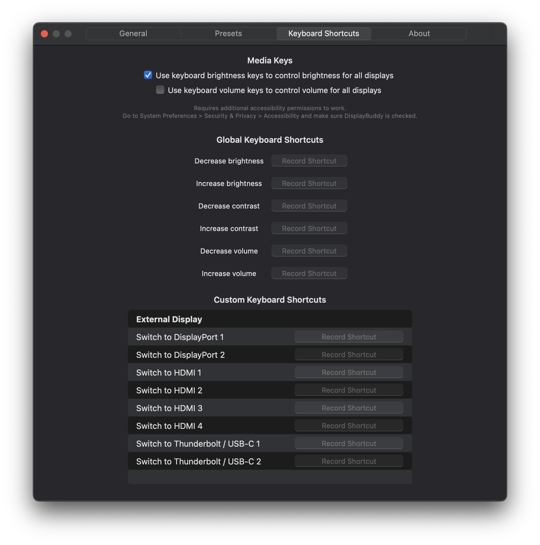 DisplayBuddy Control external display brightness from your Mac