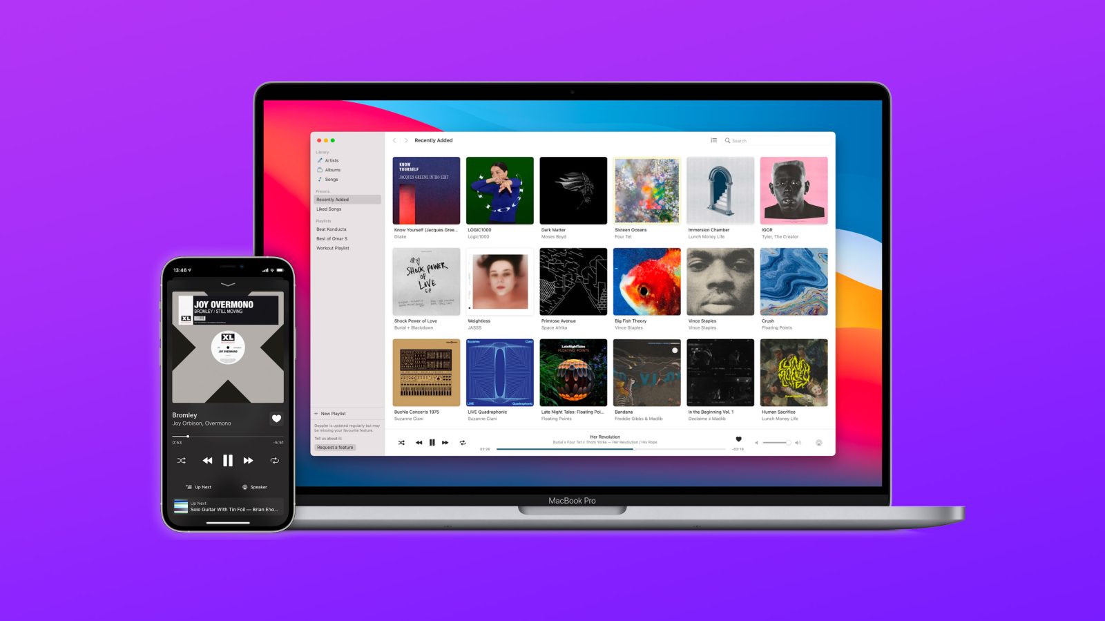 Doppler HiFi music player for Mac now lets users import library from Music app