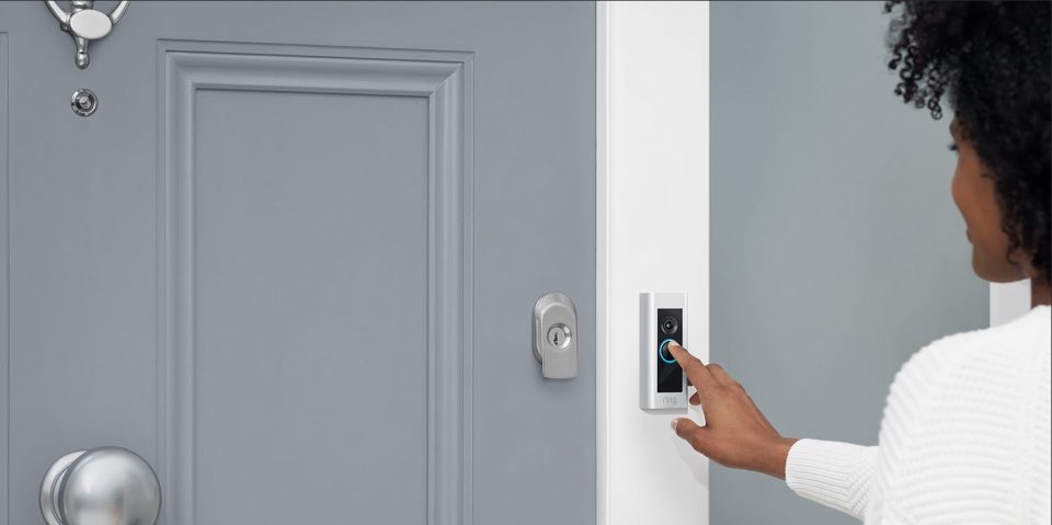 Ring doorbell security boost | Woman pressing bell