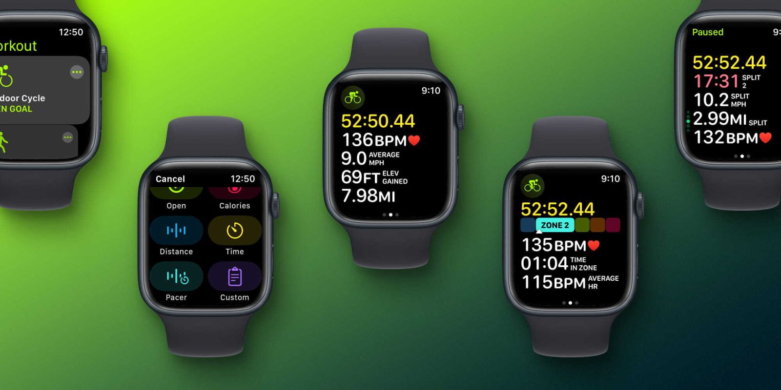 Apple Watch cycling metrics
