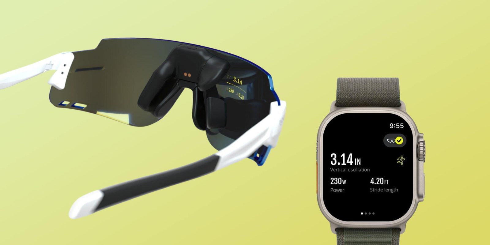 Apple Watch AR glasses heads-up display