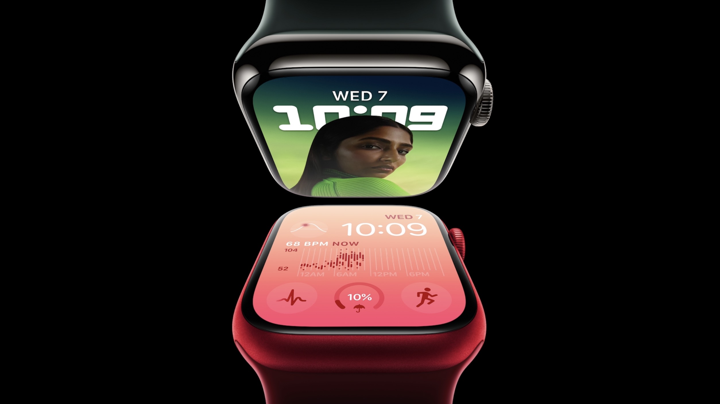 نمایشگر Apple Watch Ultra در مقابل سری 8 2