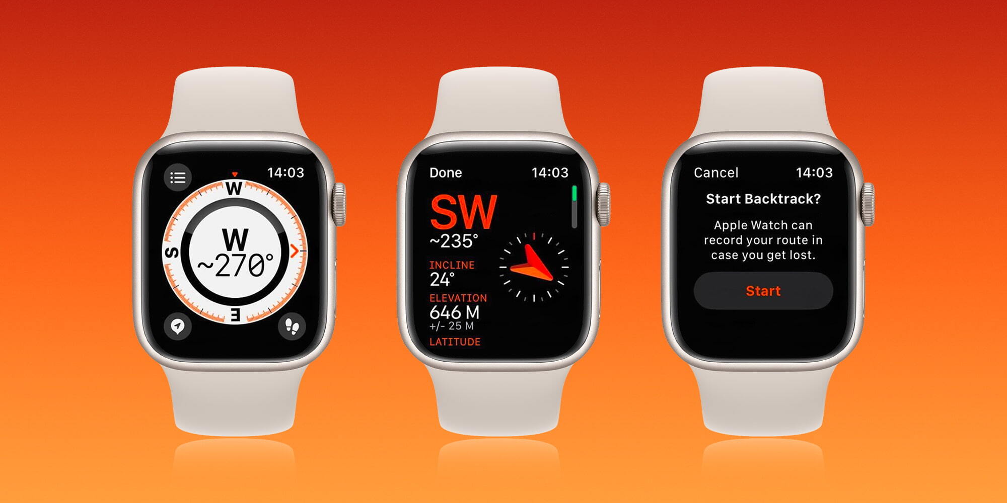 Der er en tendens rim Forbandet watchOS 9 redesigns Compass app with wayfinding integration