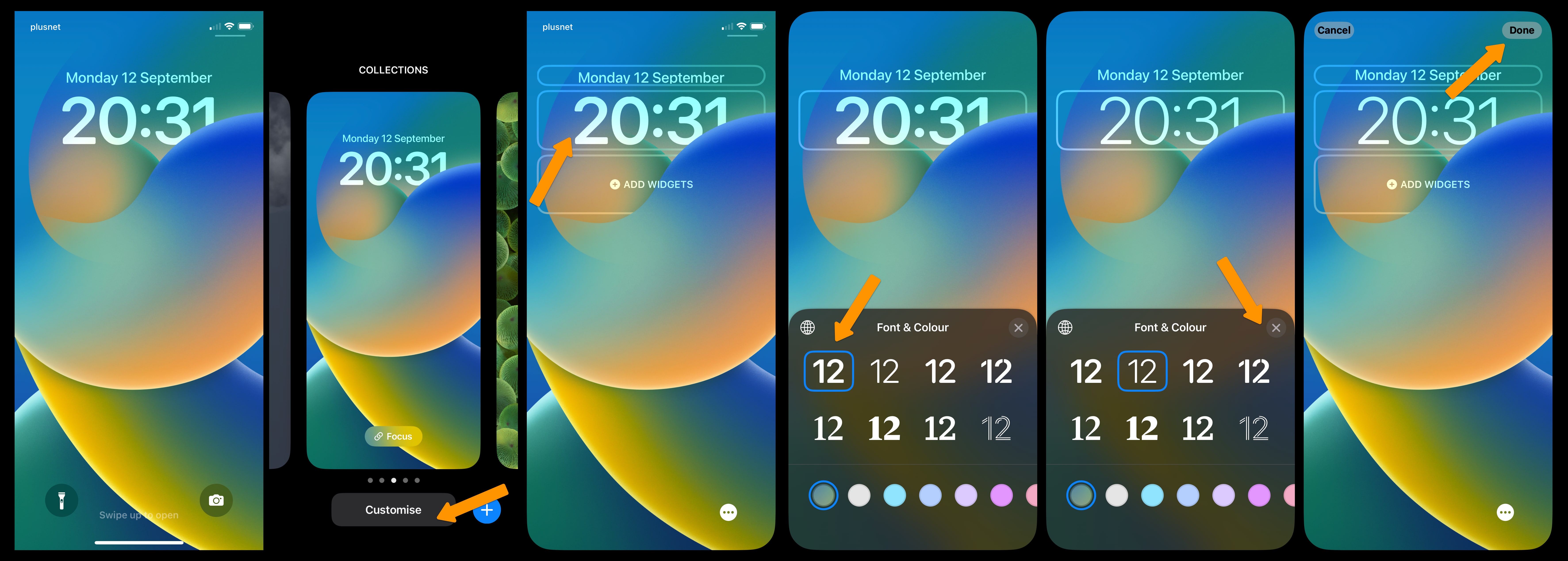 how-to-change-time-font-on-iphone-lock-screen-ios-16-how-to-change