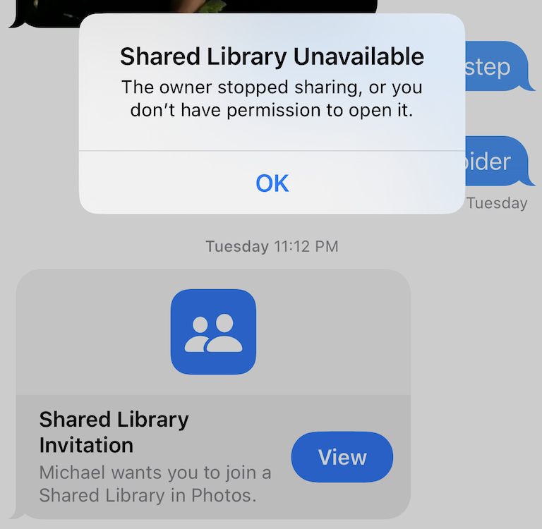 Anuncio de servicio público: no intentes usar la biblioteca de fotos compartidas de iCloud para iOS 16 todavía