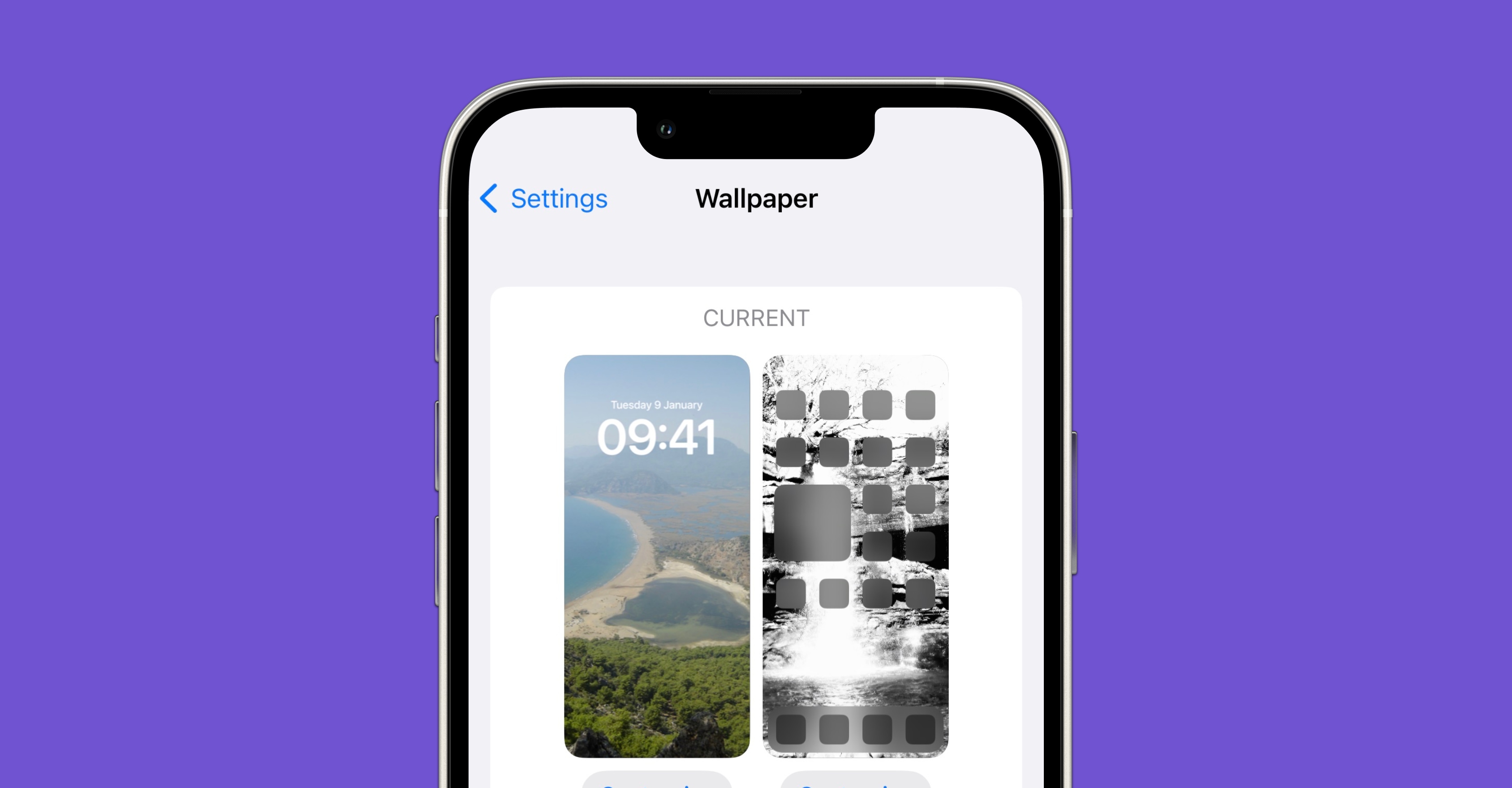 Ios 16: How To Set Different Wallpaper For Iphone Home Screen And Lock  Screen