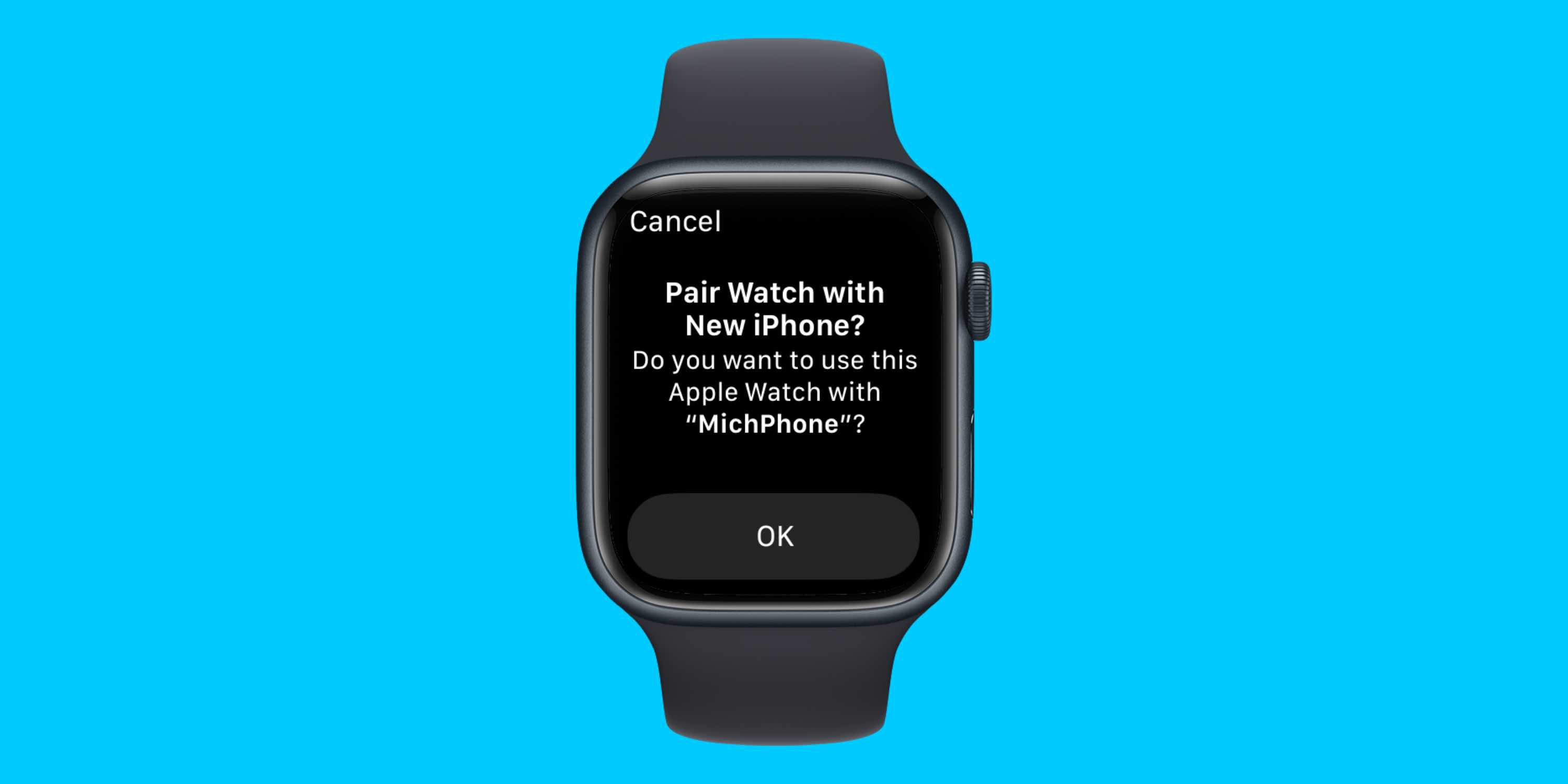 新しい Apple Watch iPhone をペアリングする