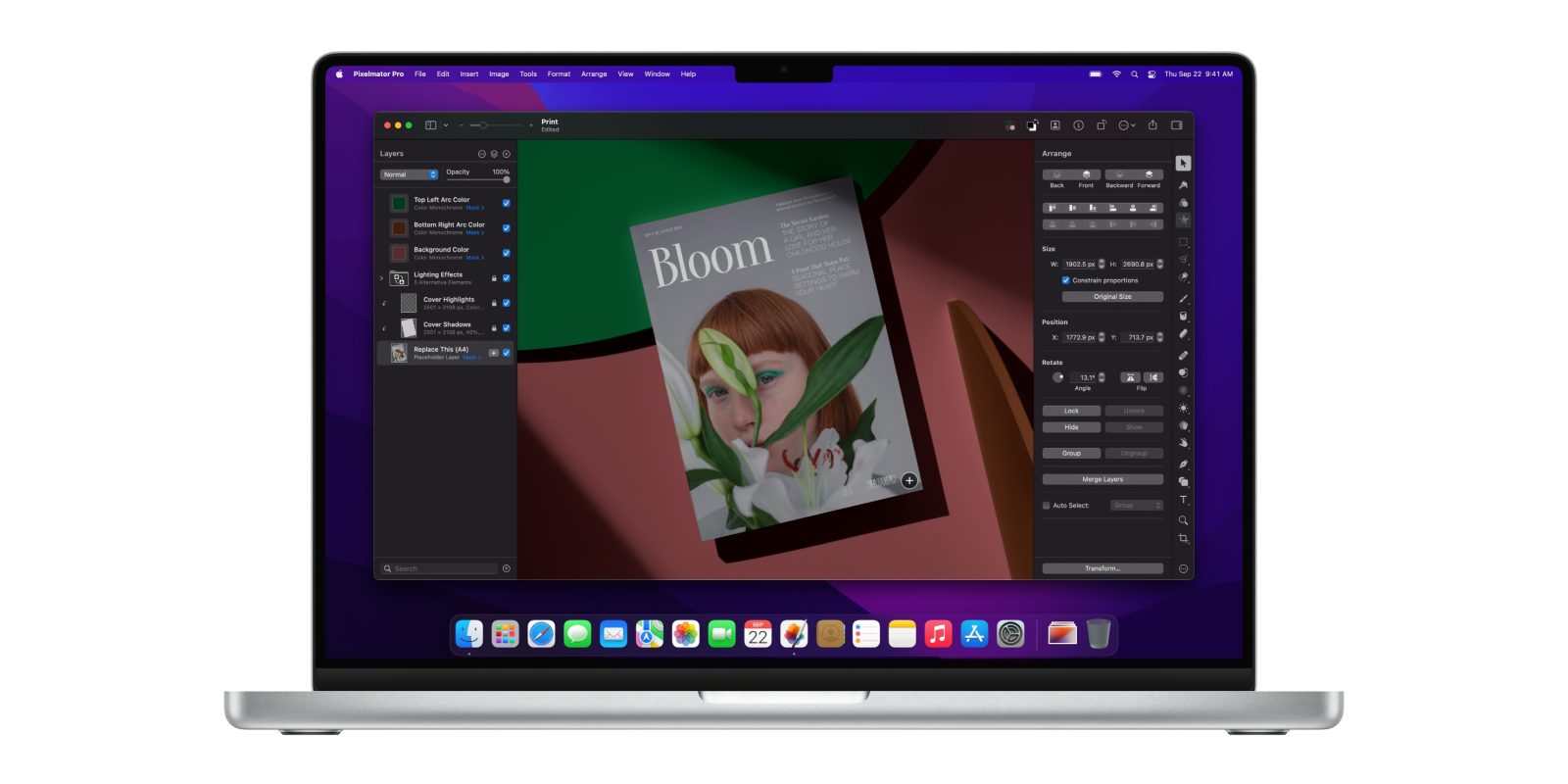 Pixelmator Pro update adds new canvas templates to easily create reusable designs and mockups
