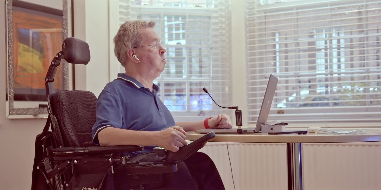 Apple Accessibility transforms lives | Colin Hughes at his desk