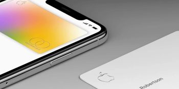 Apple financial services | Apple Card pictured next to iPhone