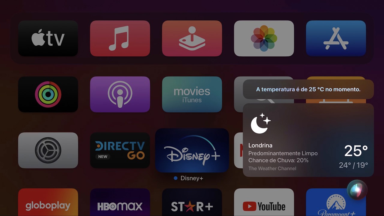 Berikut tampilan antarmuka Siri baru di Apple TV yang hadir dengan tvOS 16.1