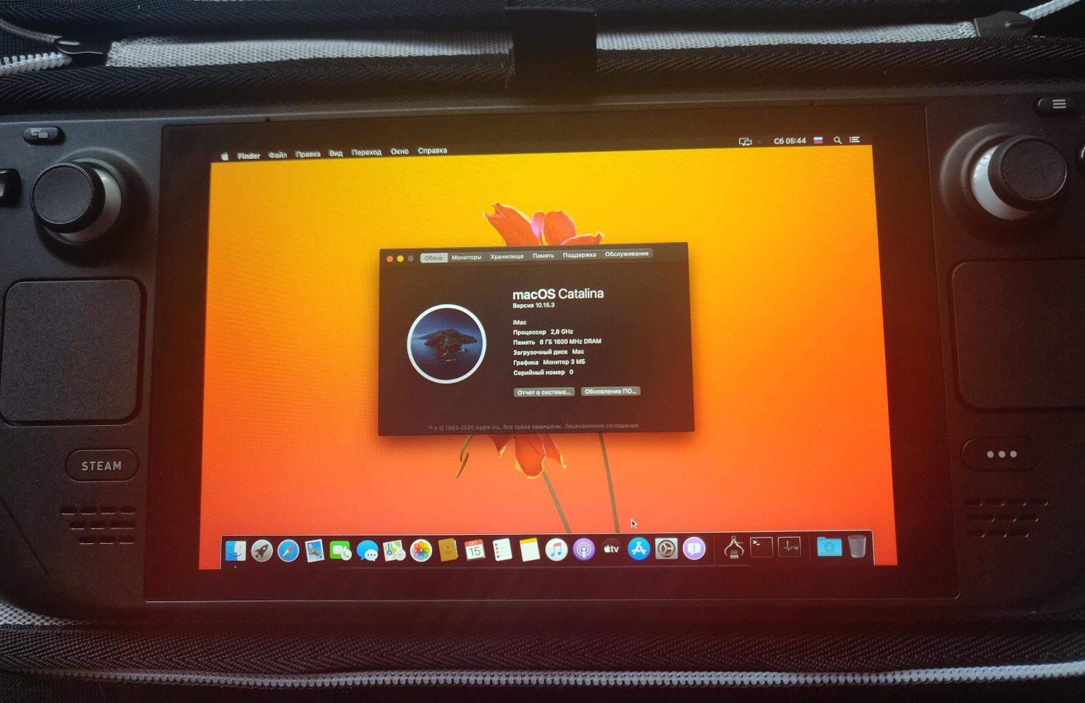 Stage manager on iPad may be a mess, but this steam deck console can run macOS