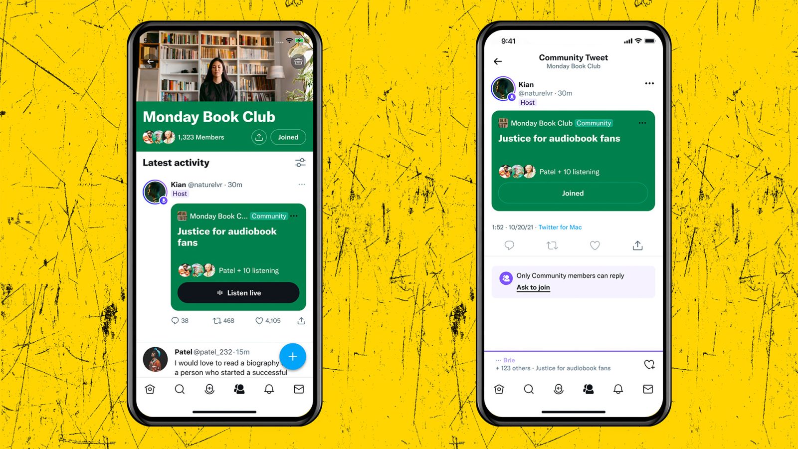 Twitter wants to bring its Spaces live audio feature to Communities