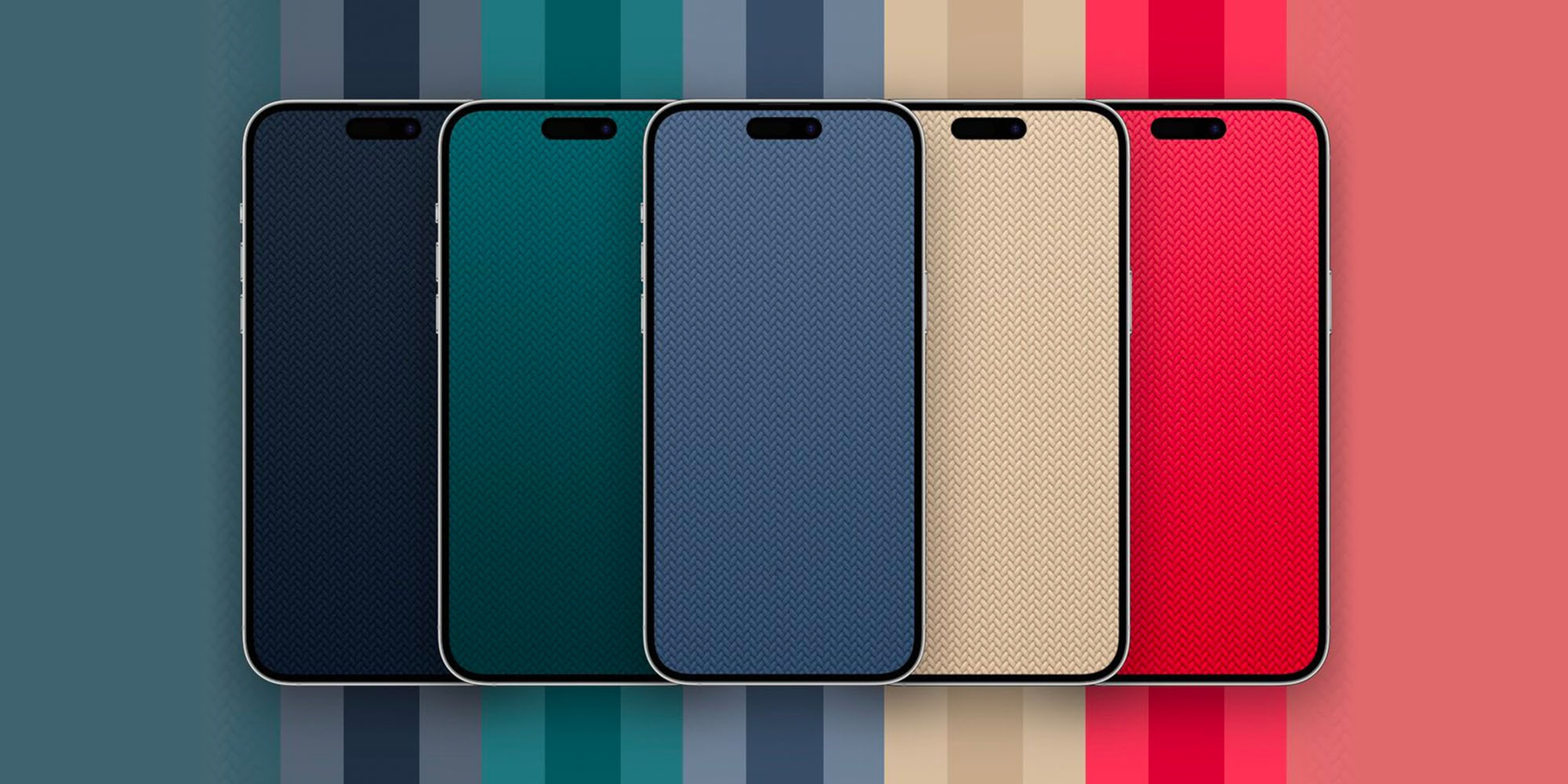 These wallpapers bring a touch of the Apple Watch braided bands to your  iPhone