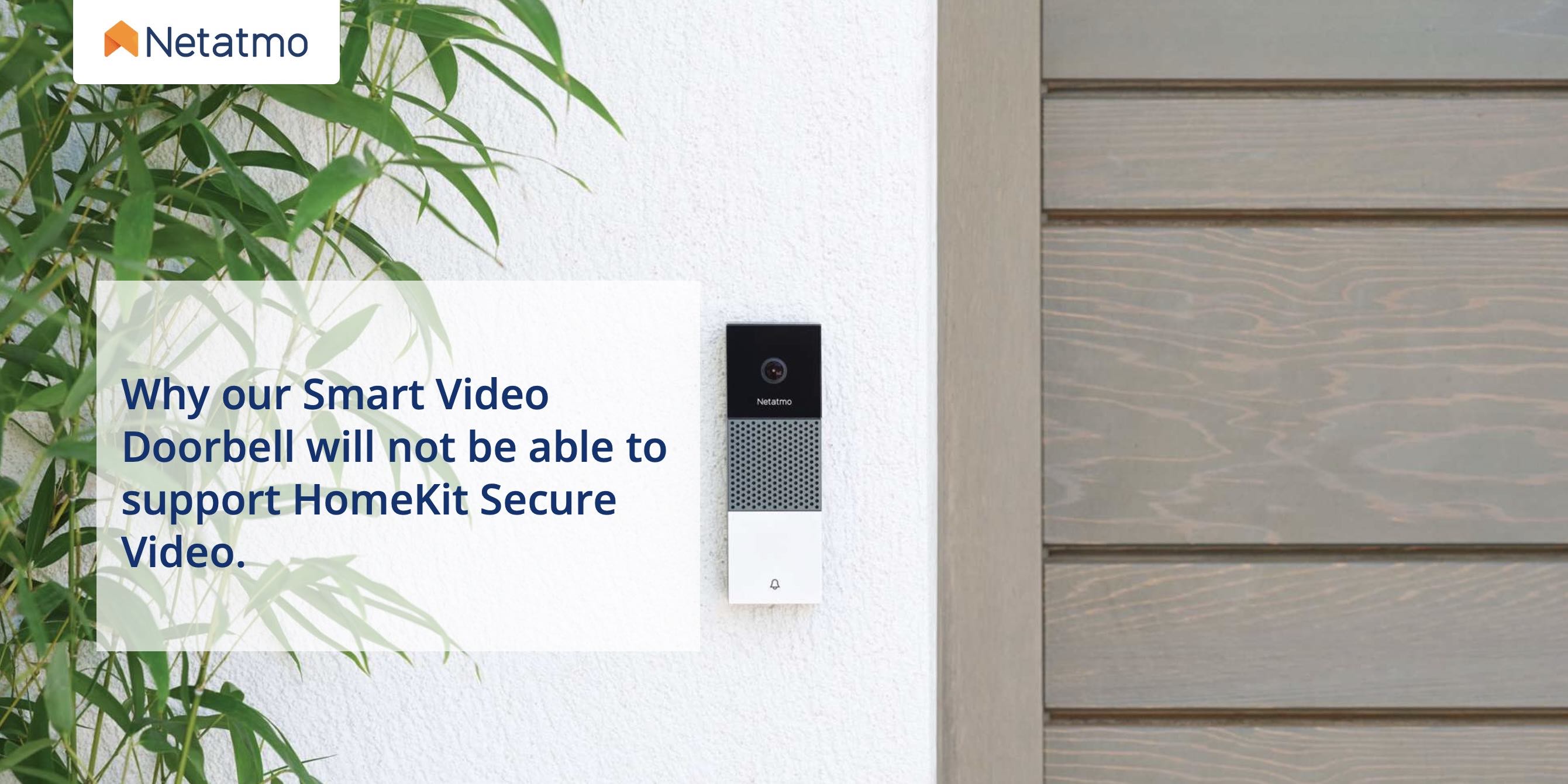 netatmo video doorbell homekit secure video