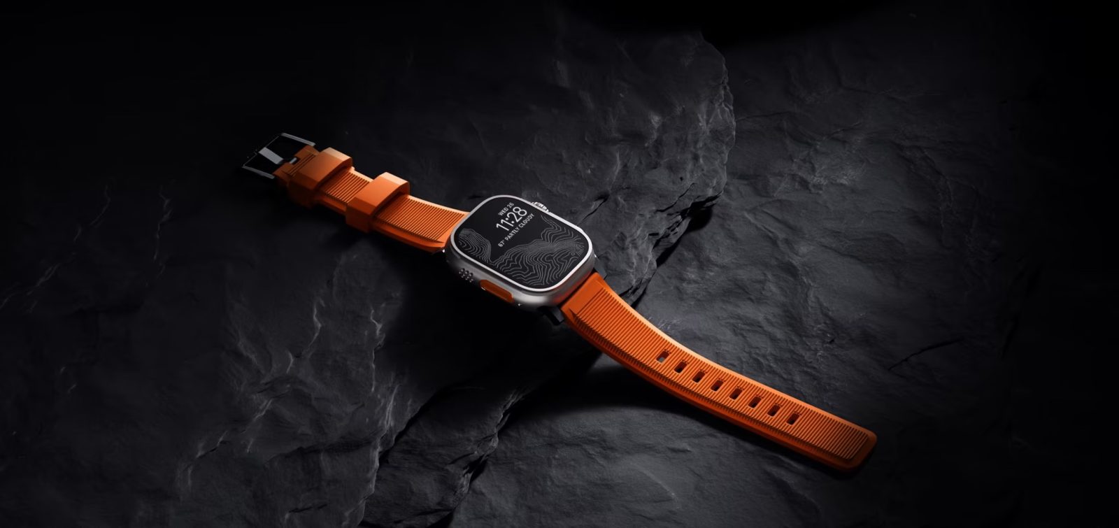 Nomad Rugged Band Apple Watch Ultra Orange