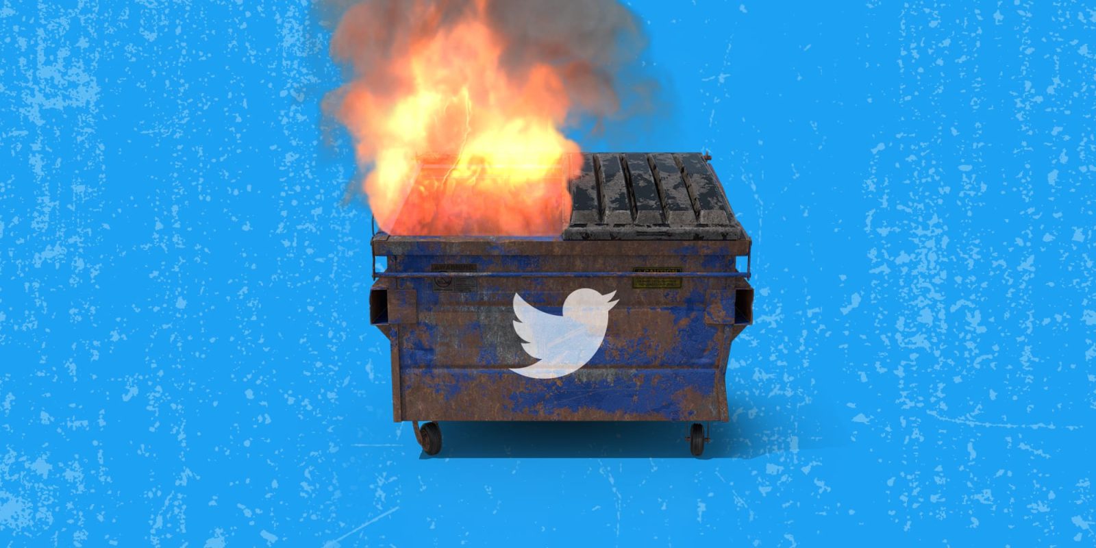 Dumpster fire on Twitter