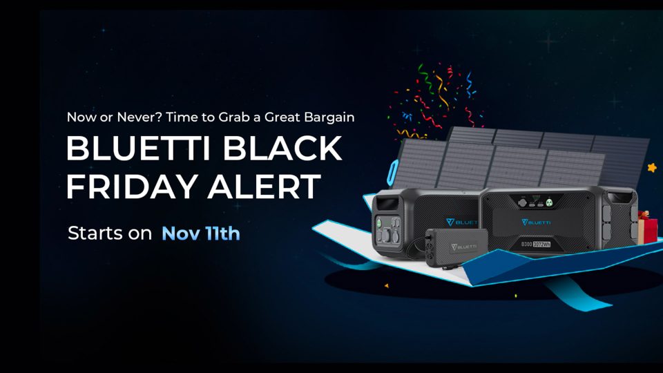 Check out some great Black Friday deals on BLUETTI's portable power stations