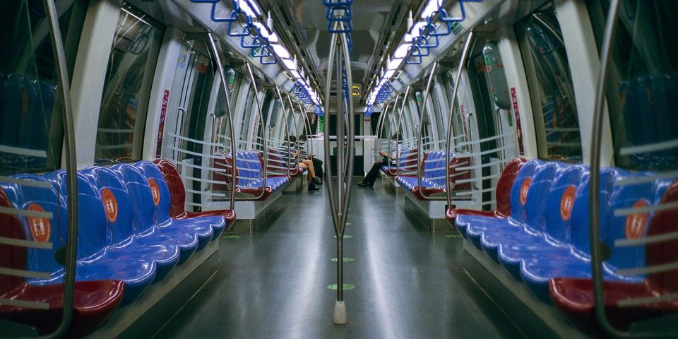 China's COVID-19 | Empty metro train