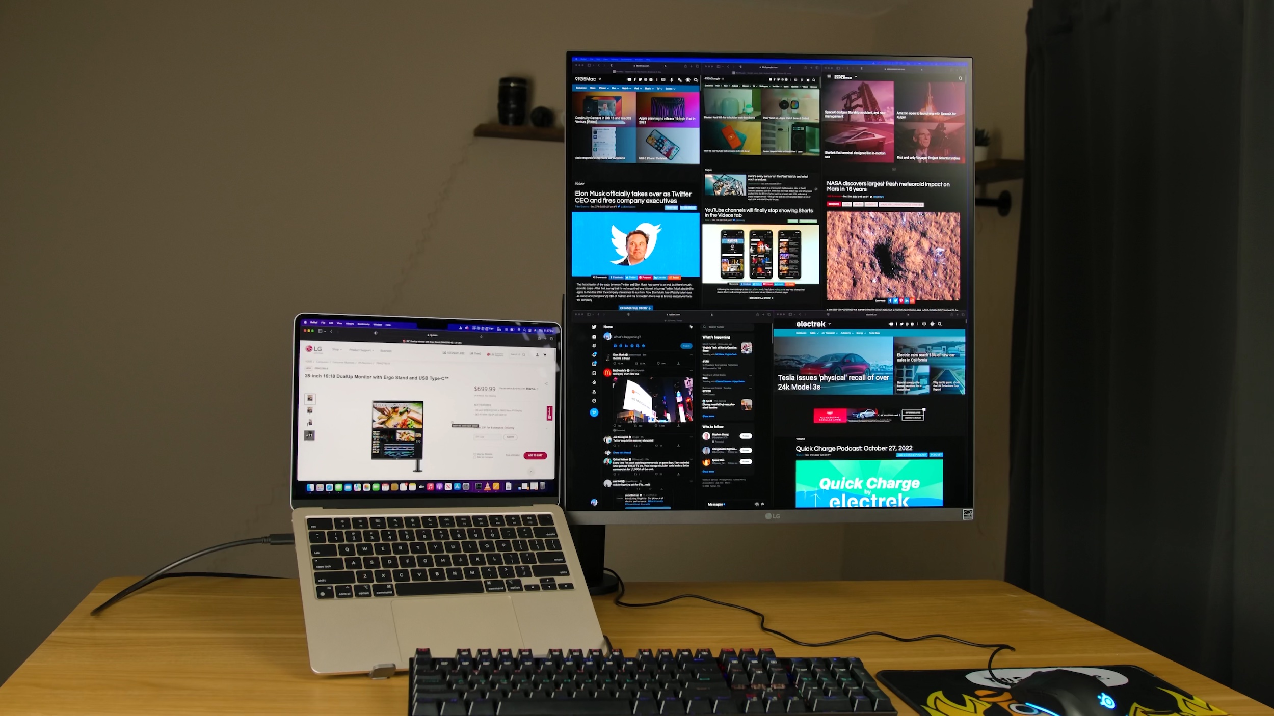 Mac Studio pairs well with LG ultra-wide 5K display [Setups]