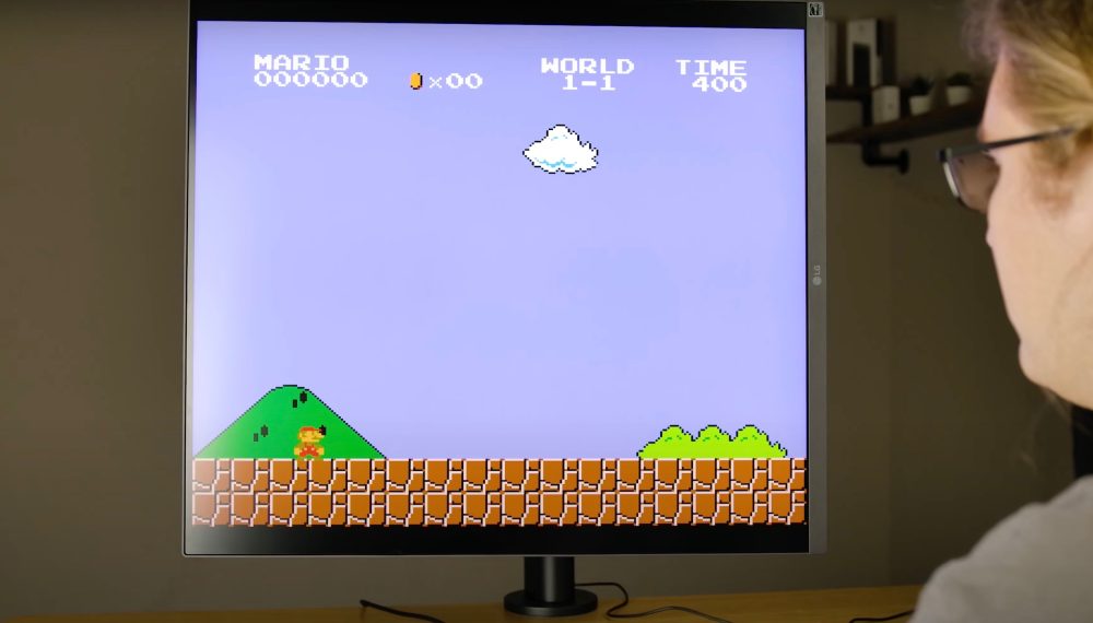 Retro Mario DualUp oyununun simülasyonu