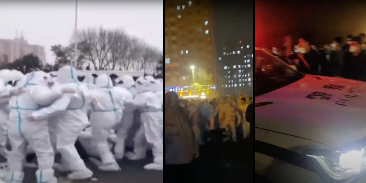 Violent clashes | Frame-grabs from video footage in iPhone City