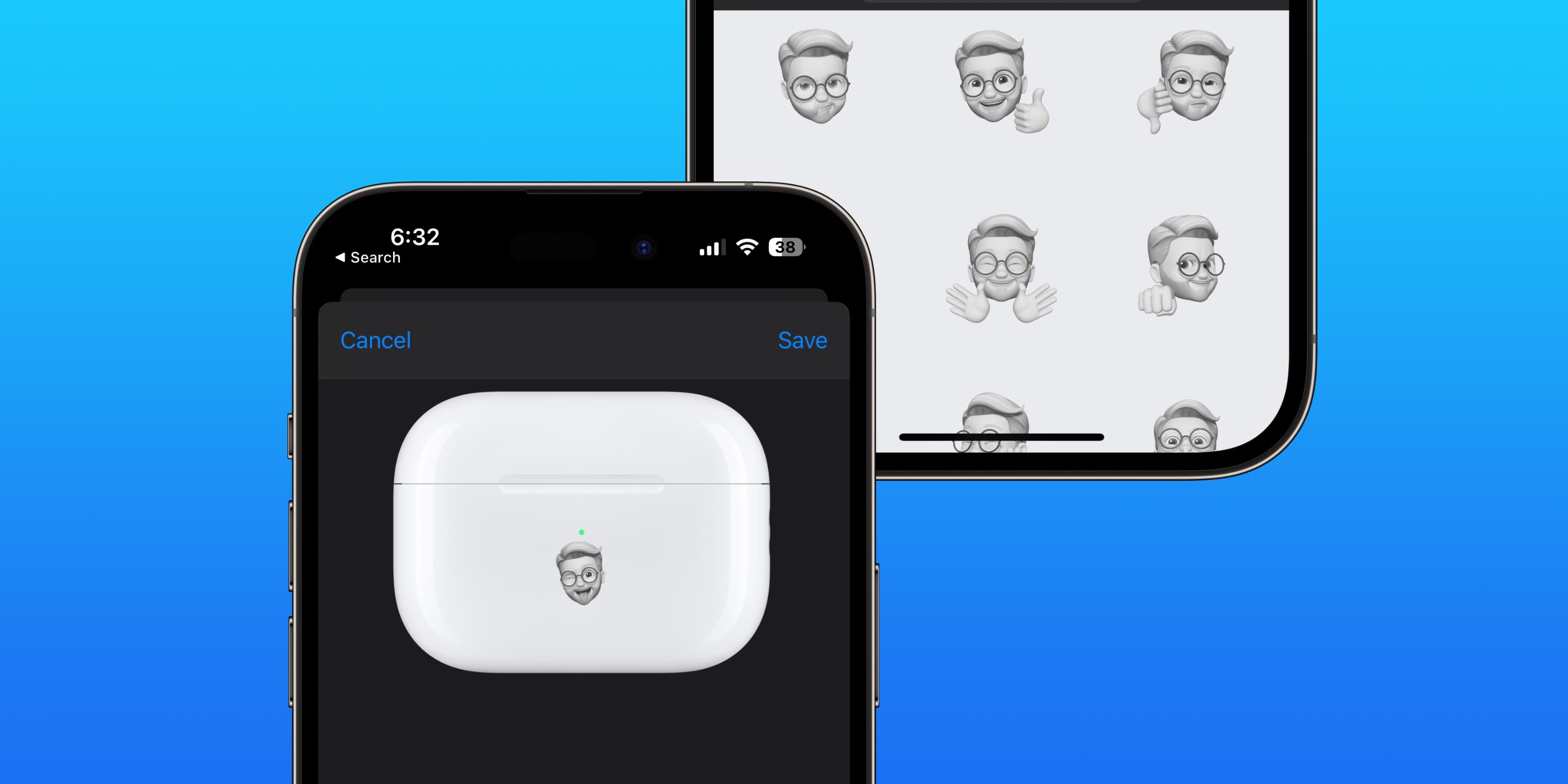 How to put your face on your AirPods case with Apples free Memoji engraving