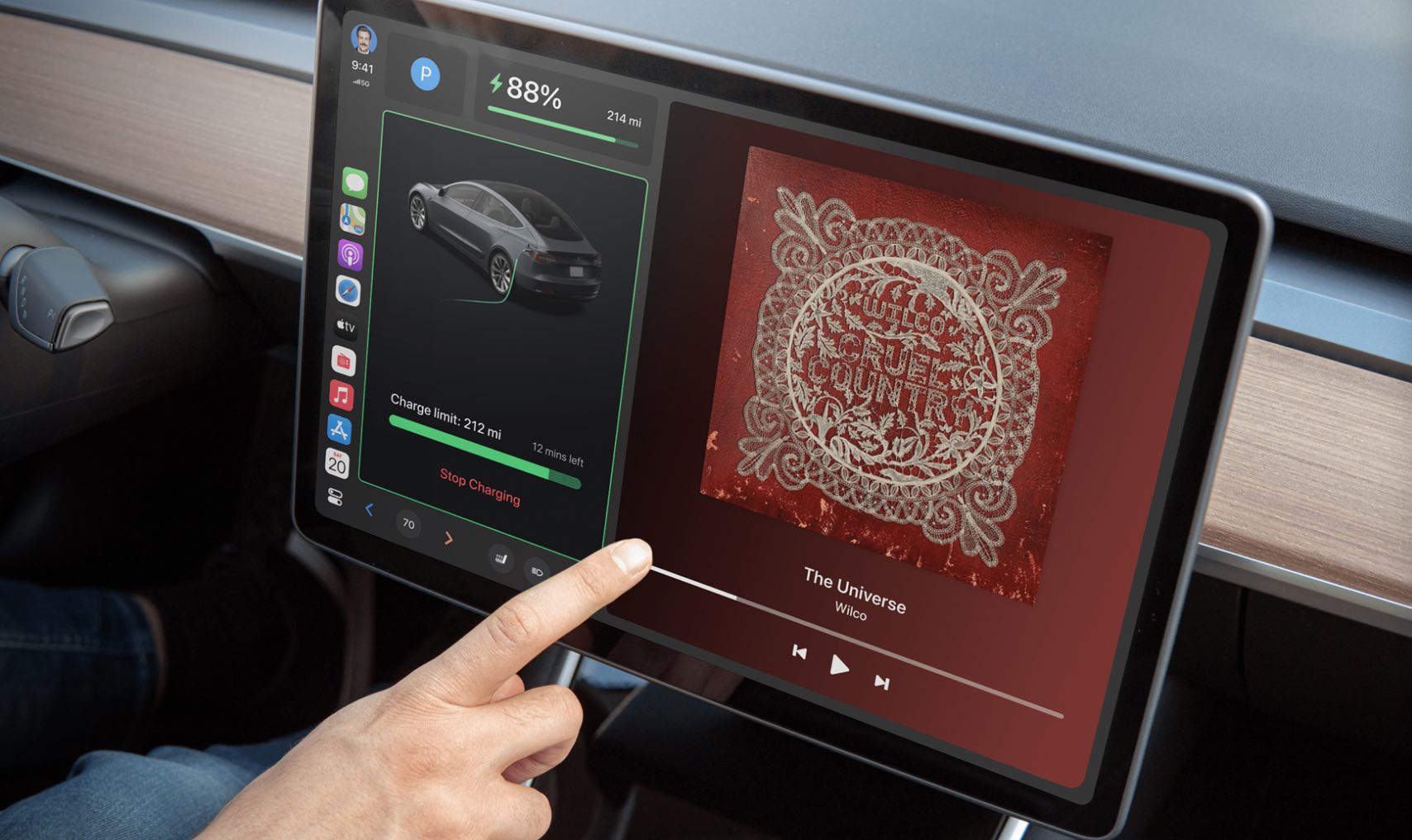 Tesla CarPlay 2 concept