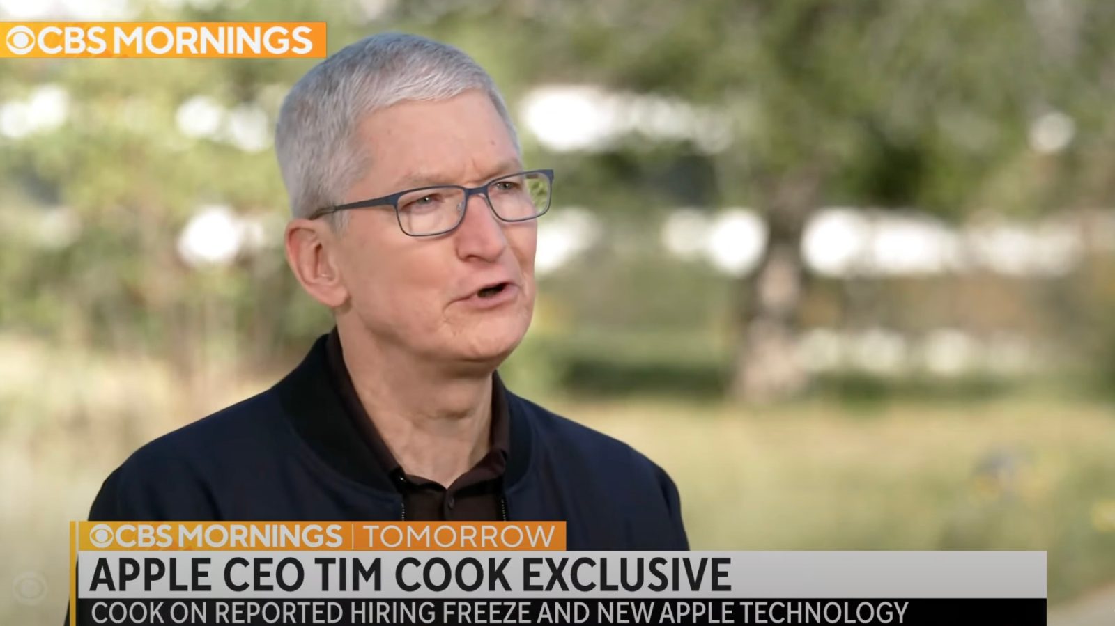 Tim Cook on Apple's hiring freeze, inperson work rules
