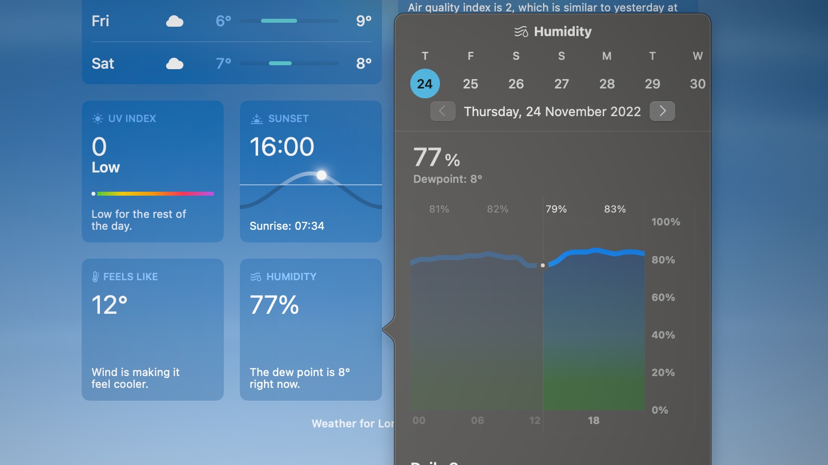 macOS Ventura: Using Apple's Weather App on the Mac With Elegant ...