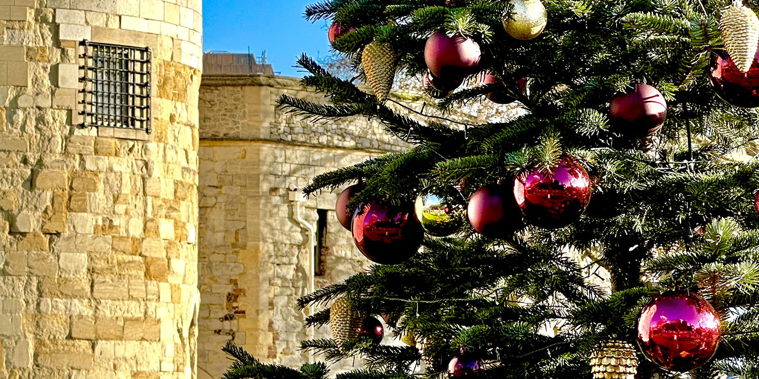 3x optical zoom | Christmas tree at the Tower of London