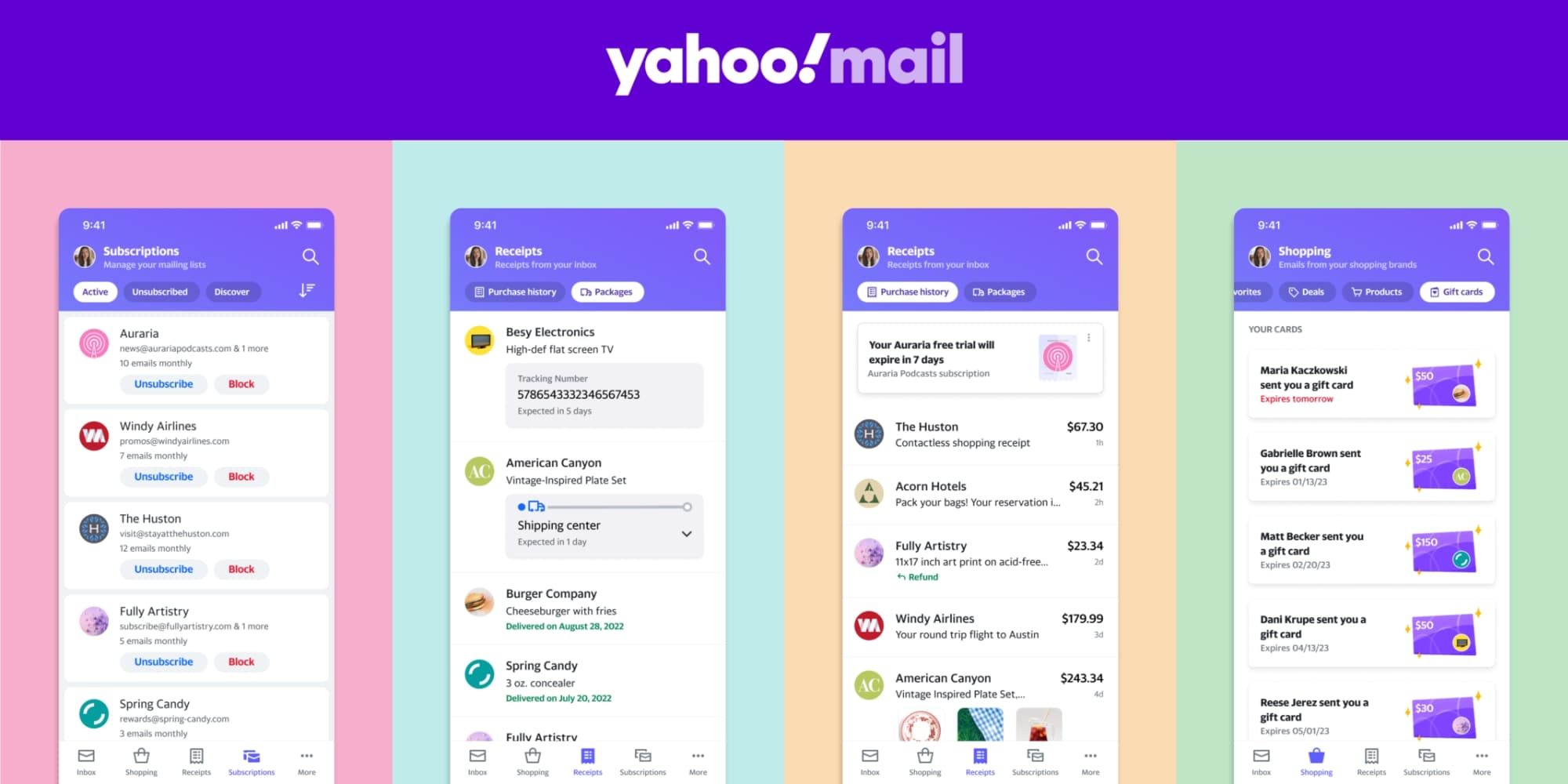 Set up business email in the Yahoo Mail app