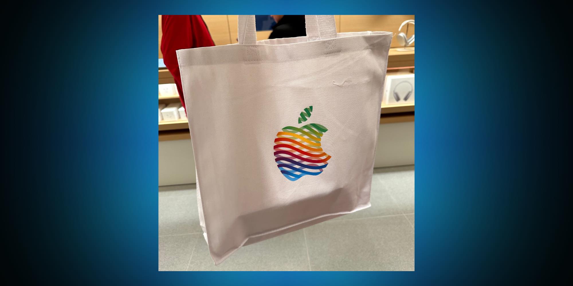 Apple on sale shopping bag