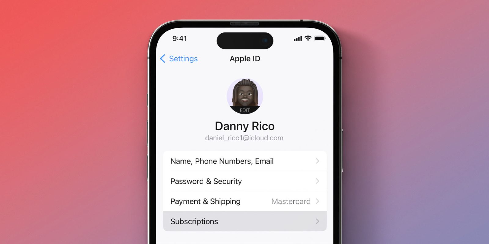 Cancel subscriptions on iPhone