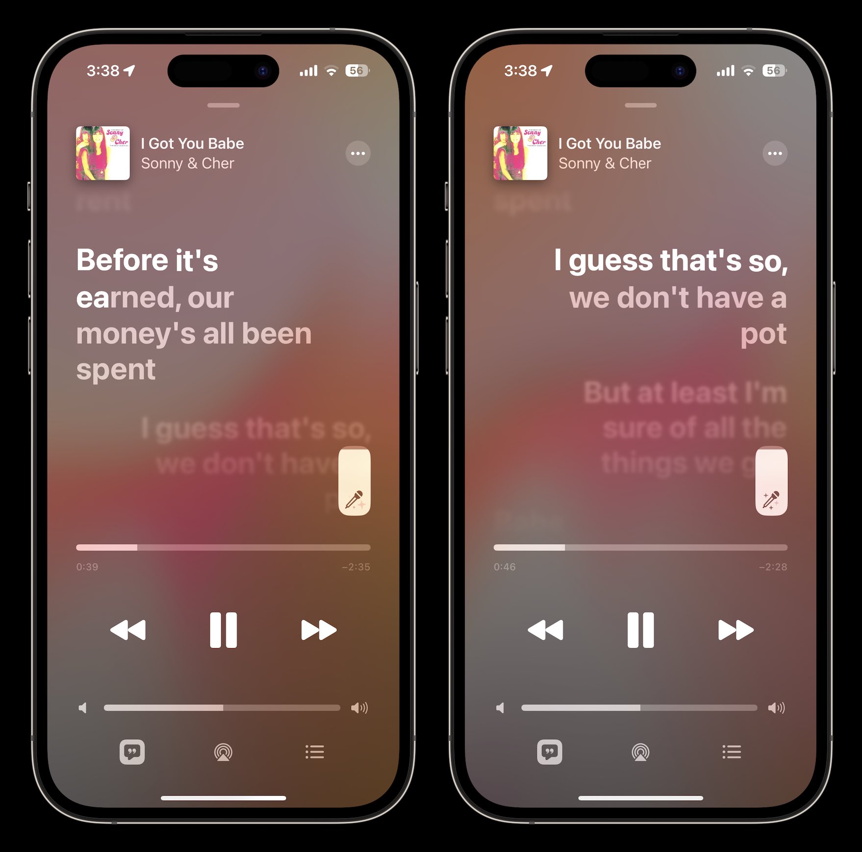 Sing along with Apple Music on iPhone - Apple Support (KG)