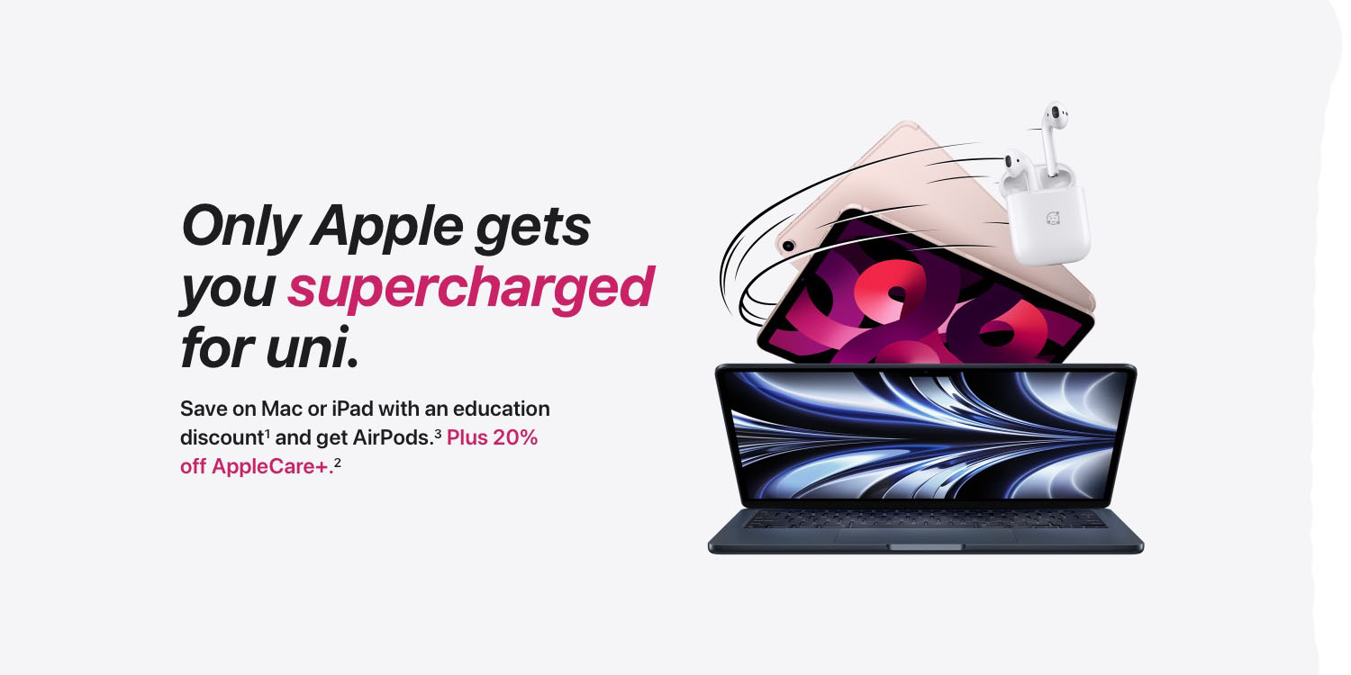 Apples 2023 Back to School promo is back to free AirPods, in southern hemisphere