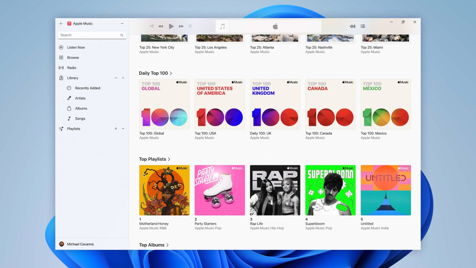 Apple Music and Apple TV beta for Windows now available